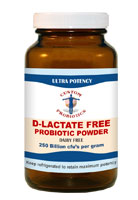 D-Lactate free probiotic formulation 