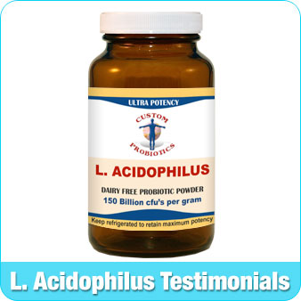L. Acidophilus testimonials